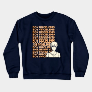 The Boy Guy Problem - Aesthetic Logo Design Crewneck Sweatshirt